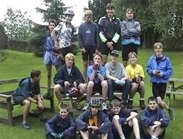 Another group photo at St Briavels Castle youth hostel